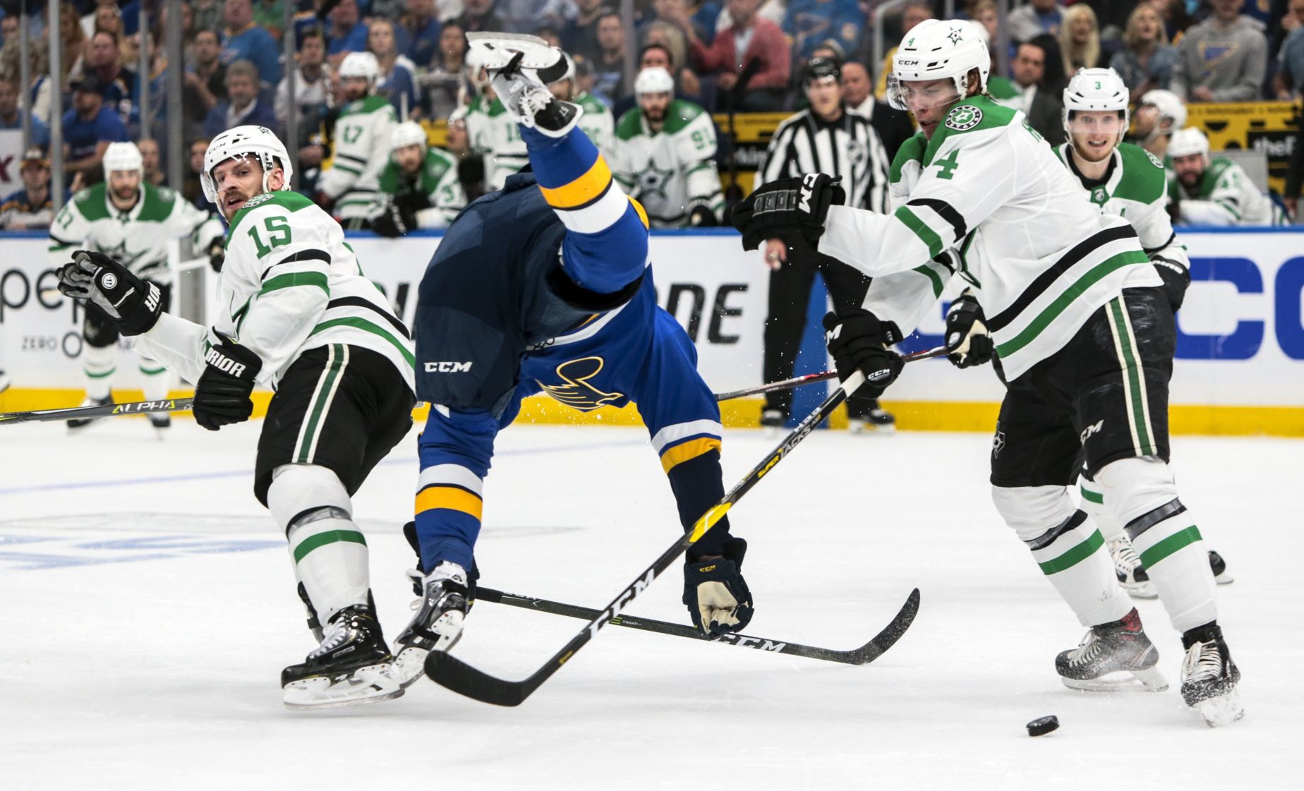 Blues face off with Stars in Game 7